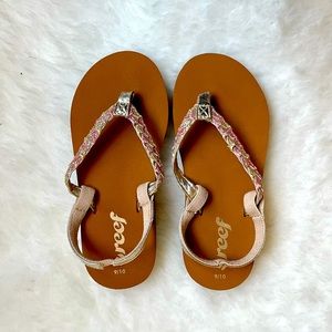 Girls Reef Sandals (Size 9/10)